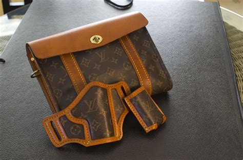 Louis Vuitton + Concealed Weapon holster 